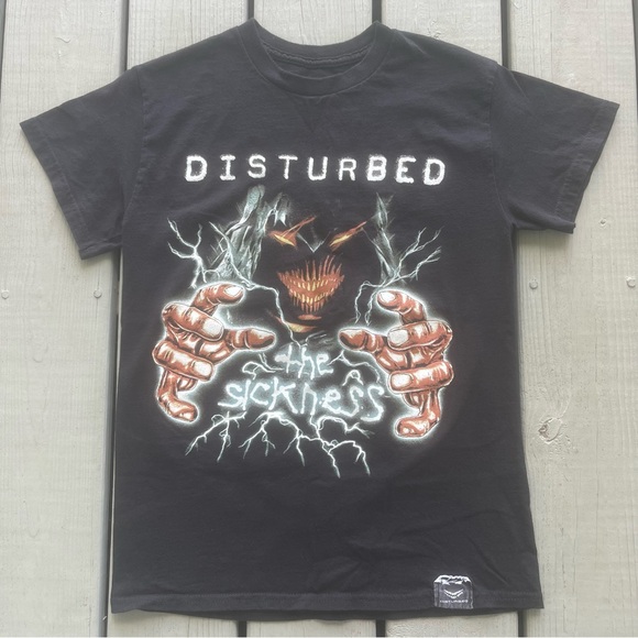 Disturbed The Sickness 25th Anniversary 2025 Concert Tour T-Shirt Unisex Small - Picture 1 of 8